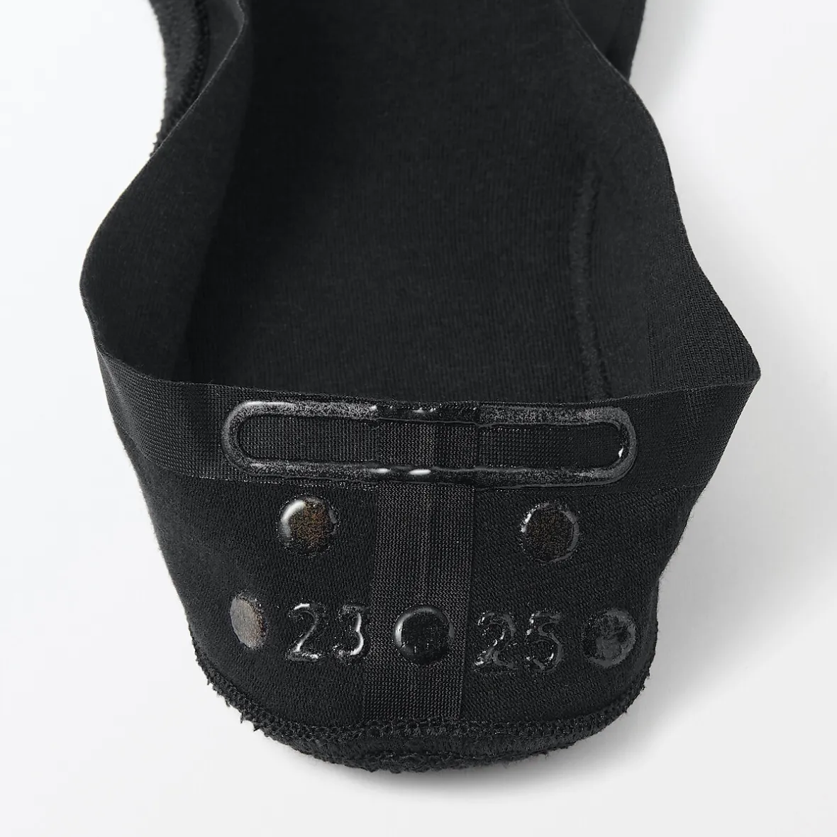 Muji Cubrepiés bajo con agarre en el talon (mujer)