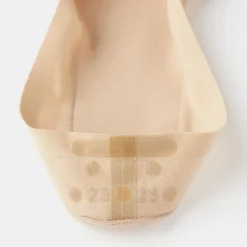 Muji Cubrepiés bajo con agarre en el talon (mujer)