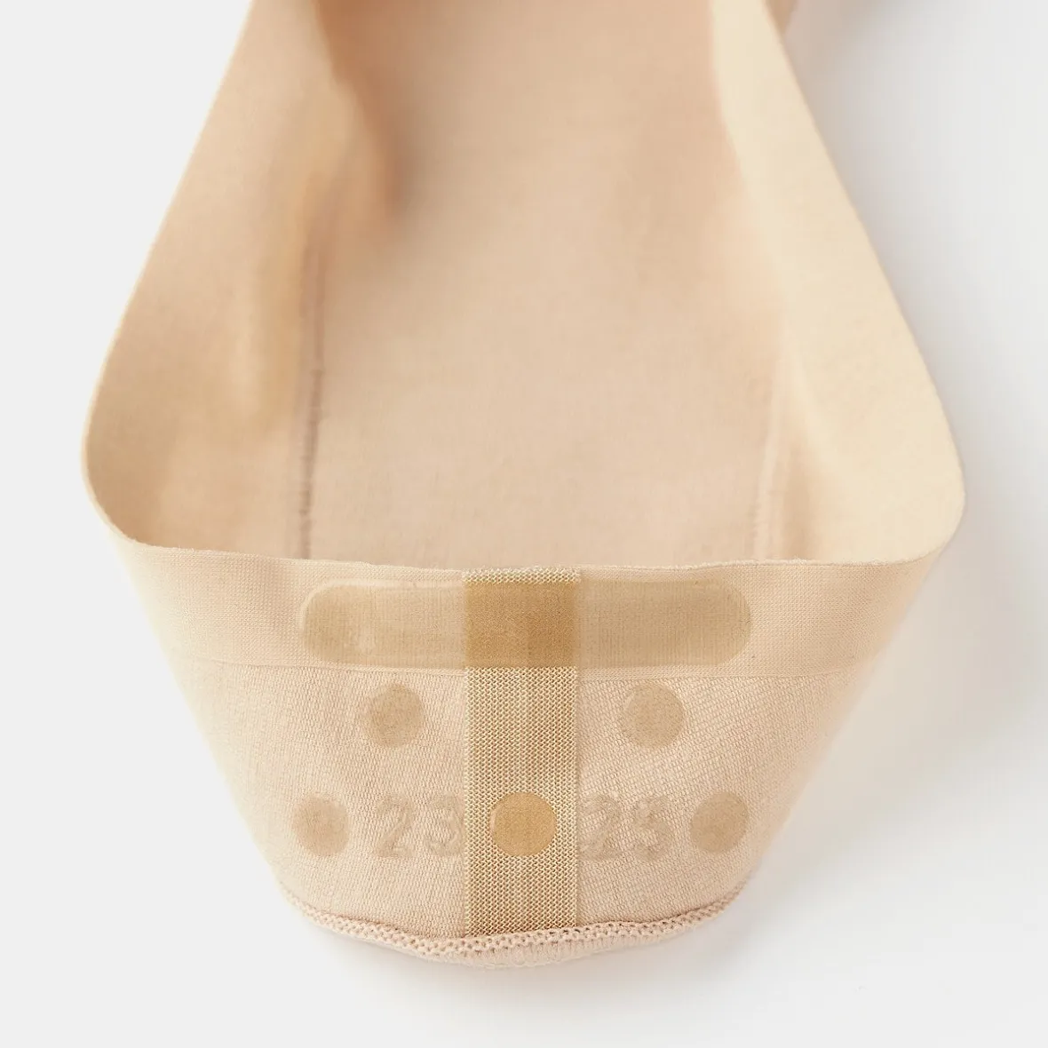Muji Cubrepiés bajo con agarre en el talon (mujer)
