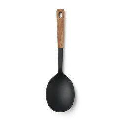 Online Muji Cuchara de cocina de silicona con mango de madera
