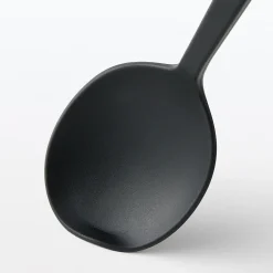 Online Muji Cuchara de cocina de silicona con mango de madera