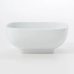 Online Muji Cuenco cuadrado de porcelana blanco