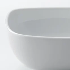 Online Muji Cuenco cuadrado de porcelana blanco