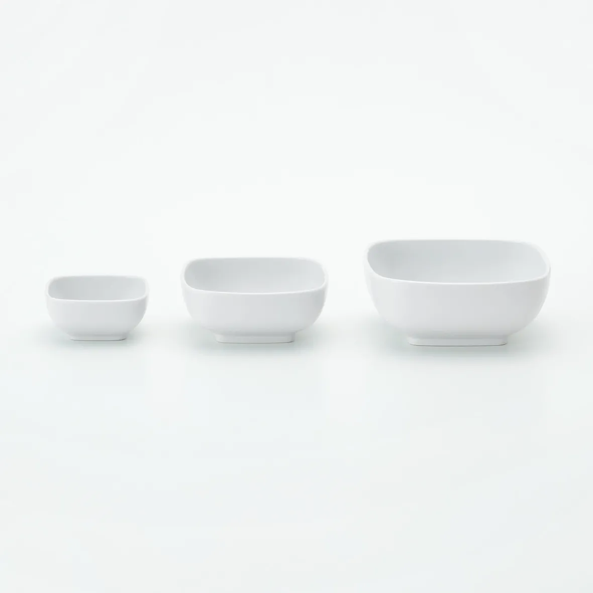 Online Muji Cuenco cuadrado de porcelana blanco