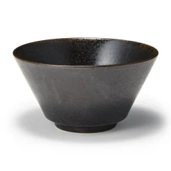 Muji Cuenco de cerámica Mino ‐ Esmalte negro