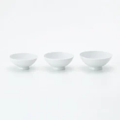 Sale Muji Cuenco de porcelana blanca para el arroz