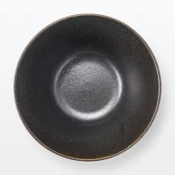 Best Muji Cuenco para noodles de de cerámica Mino ‐ Esmalte negro