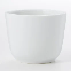 Muji Cuenco pequeño de porcelana blanca