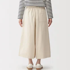Sale Muji Culottes ligeros de sagra y mezcla de kapok para mujer