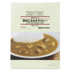 Muji Curry de cebolla y cerdo, 180 g