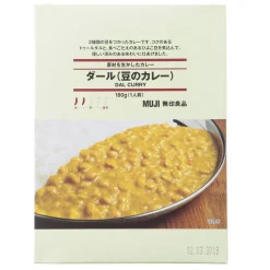 Clearance Muji Dahl de garbanzos y guisantes en salsa de curry picante, 180 g