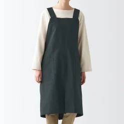 Discount Muji Delantal cruzado de algodón
