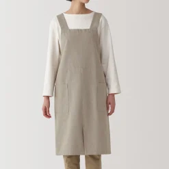 Discount Muji Delantal cruzado de algodón