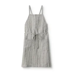 Clearance Muji Delantal cruzado de lino (Beige)