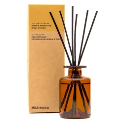 Muji Difusor de varillas de ámbar y sándalo de 175ml