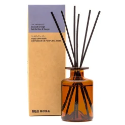 New Muji Difusor de varillas de sal marina y salvia de 175ml