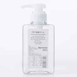 Hot Muji Dispensador de jabón PET tanslucido ‐ 400ml