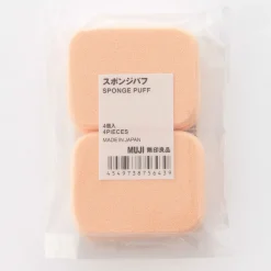 Muji Esponja de maquillaje 4 unidades