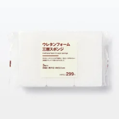 Muji Esponjas de triple capa - Juego de 3