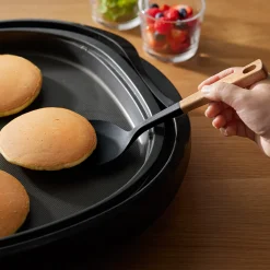 Clearance Muji Espátula y cuchara de cocina de silicona con mango de madera