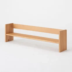 Discount Muji Estante superior de escritorio de madera de roble