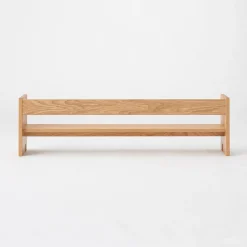 Discount Muji Estante superior de escritorio de madera de roble