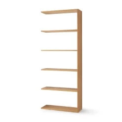 Best Muji Estantería adicional ancha de roble con 5 estantes