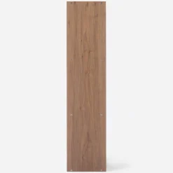 Discount Muji Estantería adicional ancha de nogal con 3 estantes