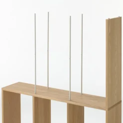 Best Muji Estantería adicional ancha de roble con 3 estantes