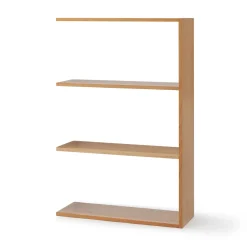 Best Muji Estantería adicional ancha de roble con 3 estantes