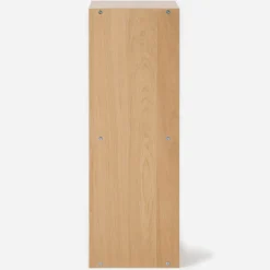 Clearance Muji Estantería adicional estrecha de roble con 2 estantes