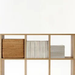 Sale Muji Estantería adicional estrecha de roble con 3 estantes
