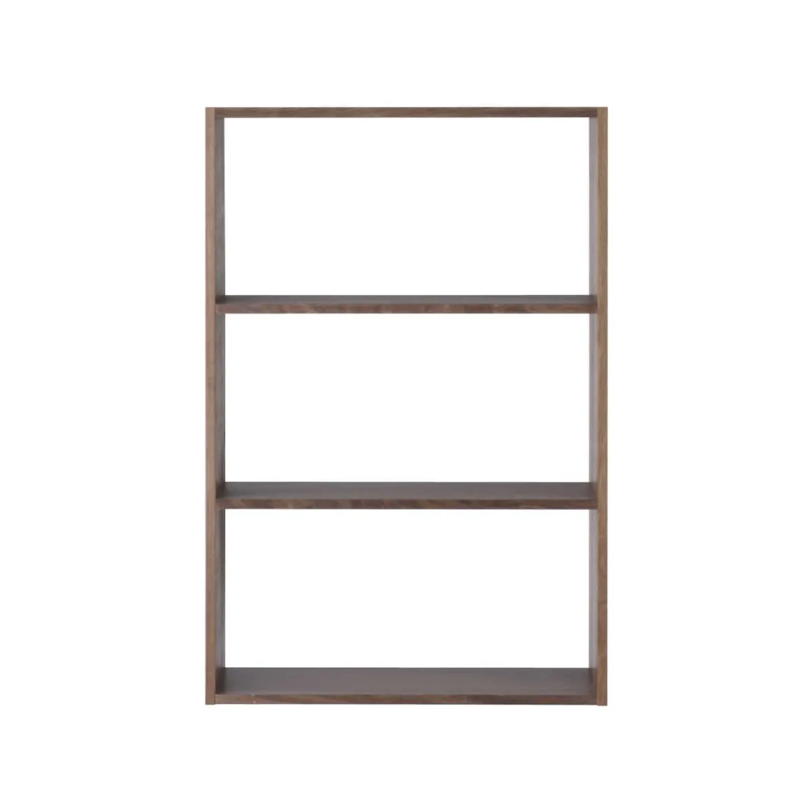 Clearance Muji Estantería ancha de nogal con 3 estantes