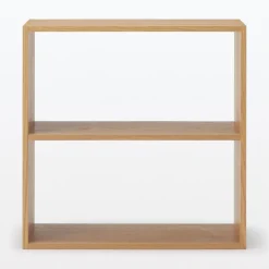 Best Muji Estantería ancha de roble con 2 estantes