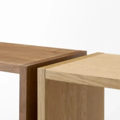 Discount Muji Estantería ancha de roble con 5 estantes