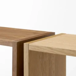 Discount Muji Estantería ancha de roble con 5 estantes