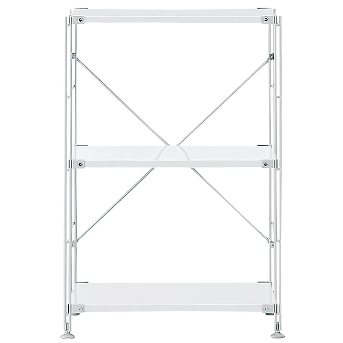 Outlet Muji Estantería de acero gris claro - Estrecha, pequeña