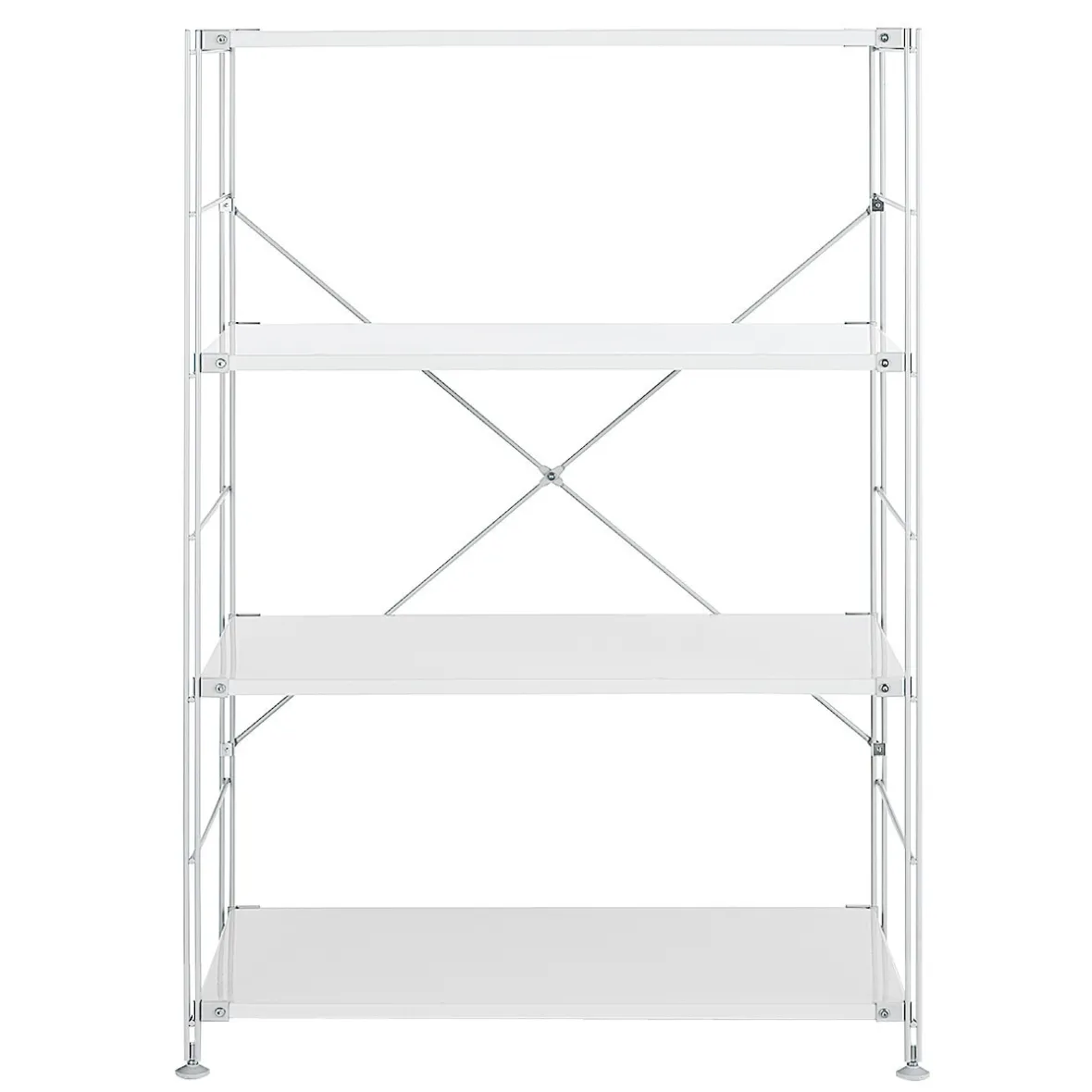 Outlet Muji Estantería de acero gris claro - Ancha, mediana