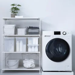 Outlet Muji Estantería de acero gris claro - Ancha, mediana