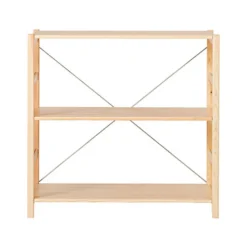 Best Muji Estantería de pino An. 86 cm (3 estantes)