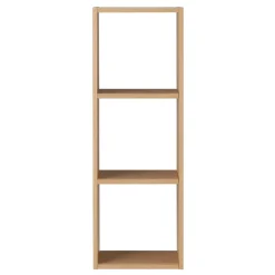 New Muji Estantería estrecha de roble con 3 estantes