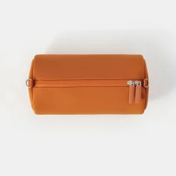 Outlet Muji Estuche Combinations Case de PU ‐ Cilíndrica, Naranja