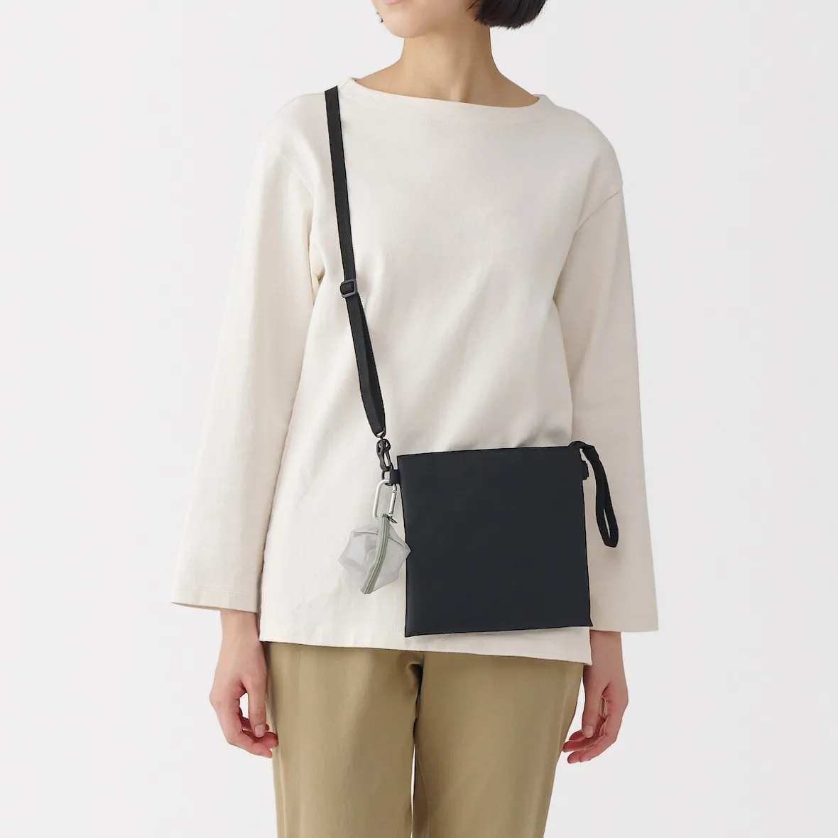 Hot Muji Estuche compacto de malla de nailon