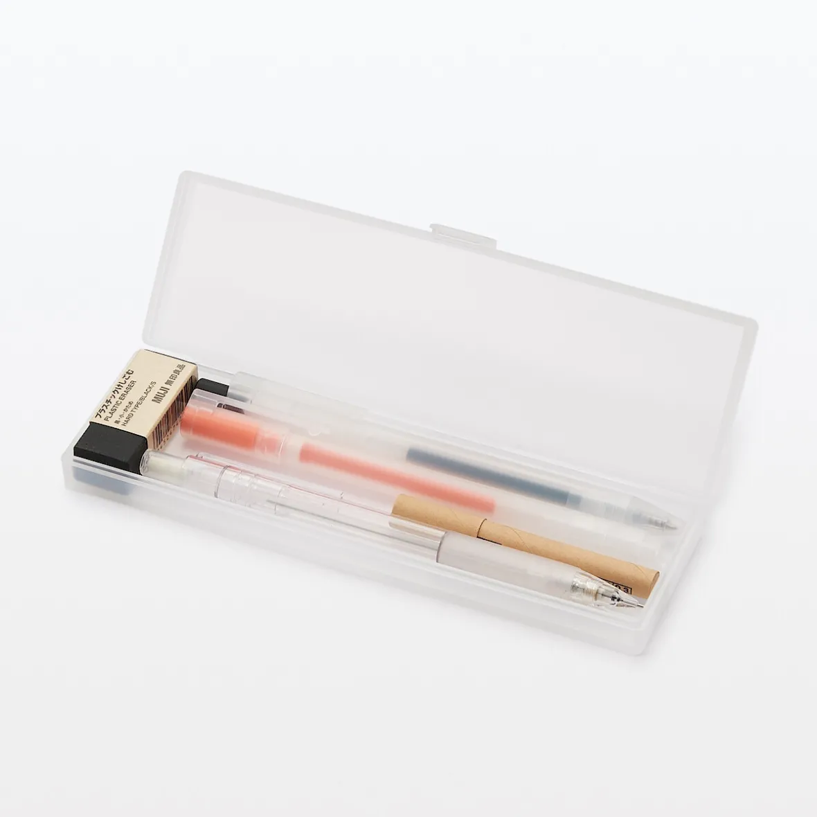 Clearance Muji Estuche de PP para bolígrafos S