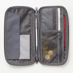 Online Muji Estuche fino para pasaporte Negro