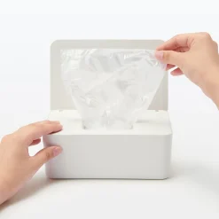 Discount Muji Estuche para toallitas de polipropileno