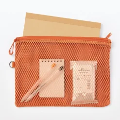 Sale Muji Estuche pequeño con doble cremallera L
