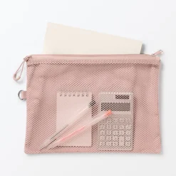 Sale Muji Estuche pequeño con doble cremallera L