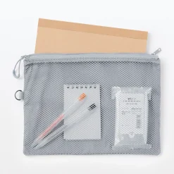 Sale Muji Estuche pequeño con doble cremallera L