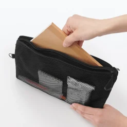 Sale Muji Estuche pequeño con doble cremallera L